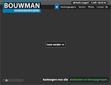 Tablet Screenshot of bouwman-aanhangwagens.nl